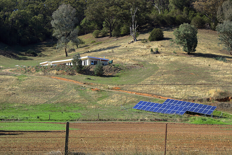 Rural Farm with off grid solar